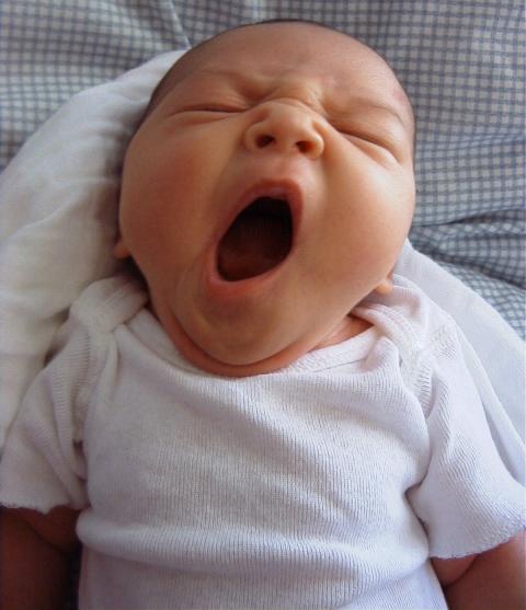 baby yawn