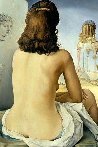 a painting of salvador dali's wife