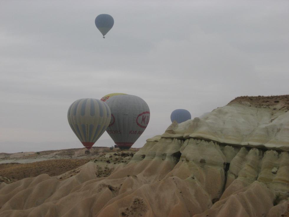 hot air balloon in Cappadocia turkey