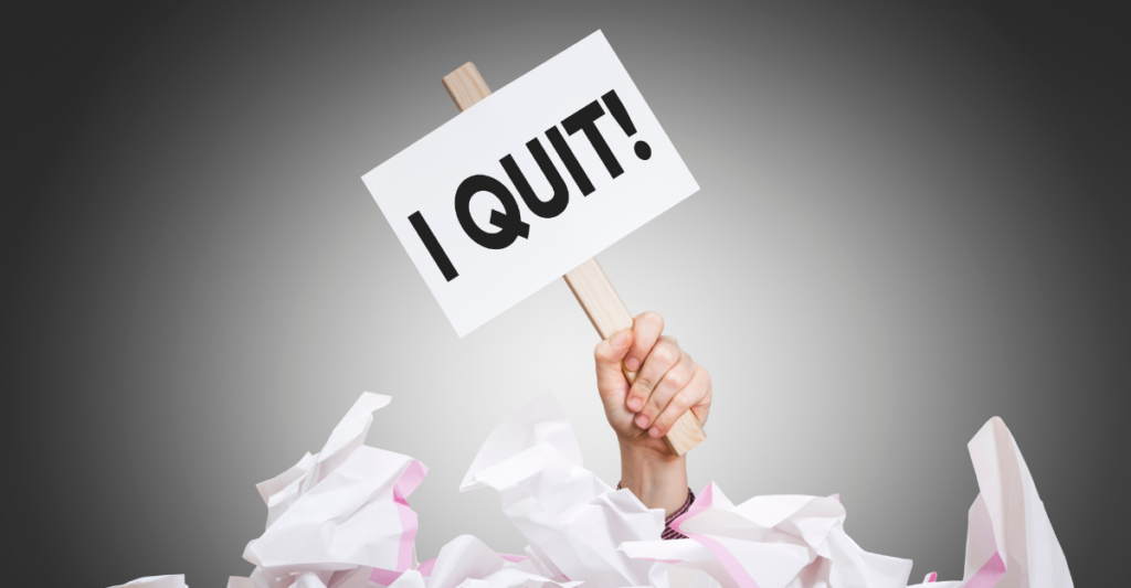 quit